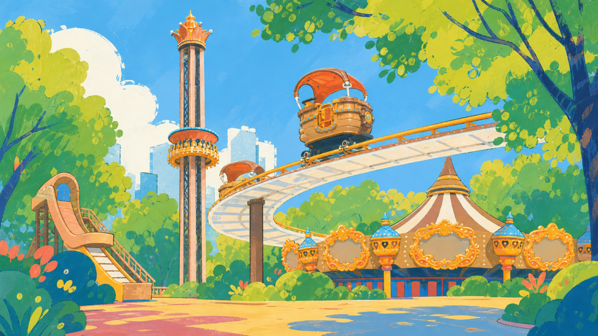 结尾园路